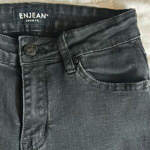 Black flarred jeans